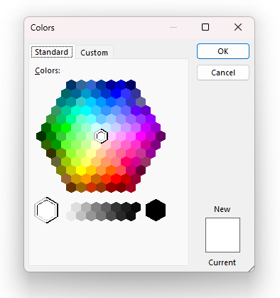 Page Color Window